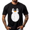 Penguin Face Cute Animal Men Girls Streetwear Men Limited Time Special T Shirt Man Tshirt