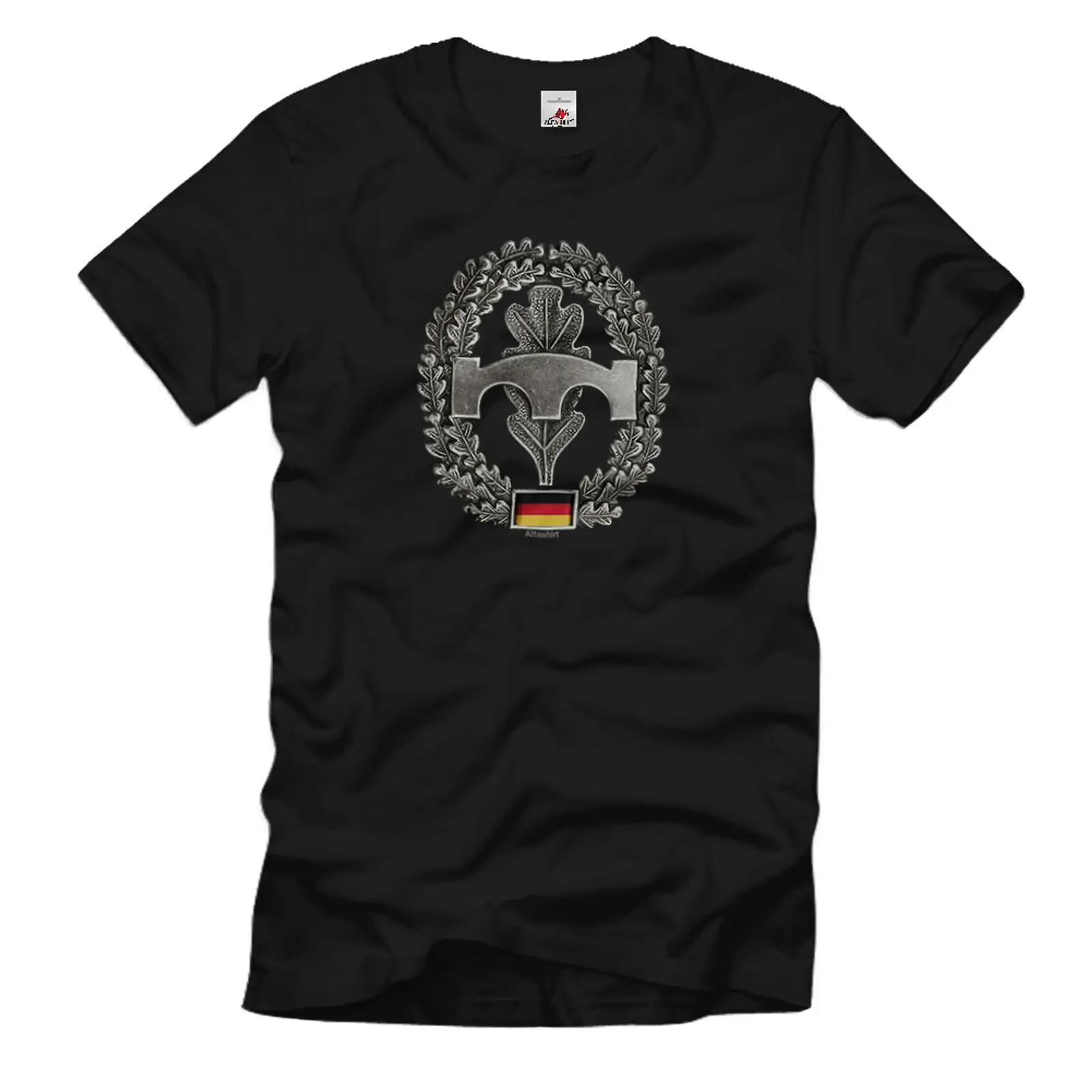 German Army Badge Pioneer Corps Emblem TShirt 100 Cotton ONeck Summer Short Sleeve Casual Mens Tshirt Size S3XL S