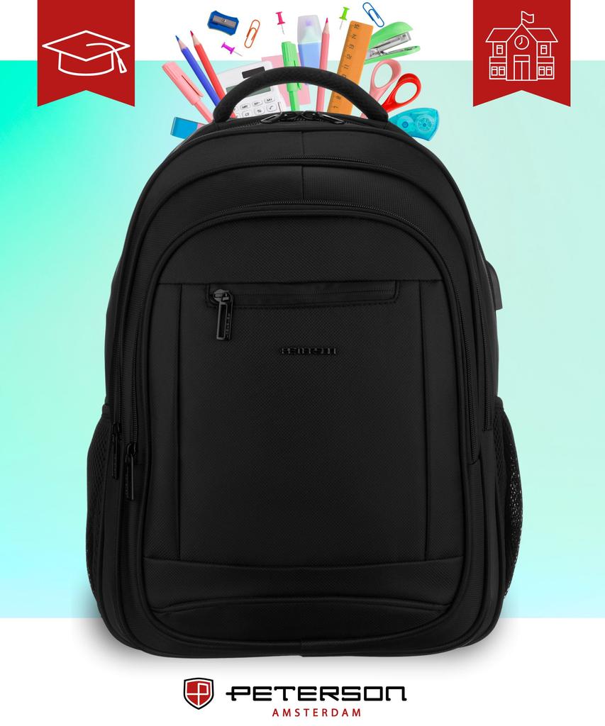 PTN BHX-02-9778 Black Backpack