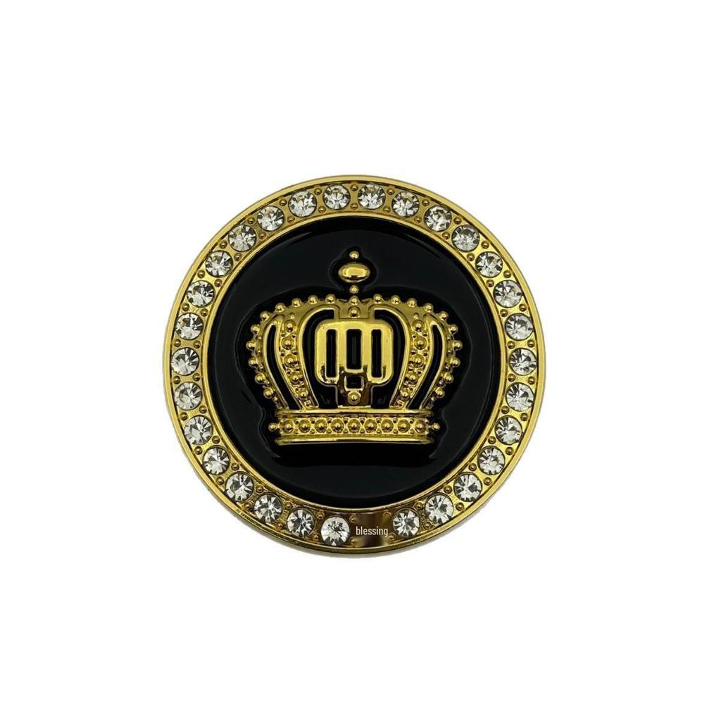 Rhinestone Crown Car Metal Badge for Hood or A-pillar