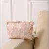 Embroidered Ramie Cotton & Linen Cosmetic Bag - Portable Canvas Storage for Lipstick and Skincare