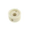 Musiclily Pro Plastic Feneder Amplifier Knobs for CTS Solid Shaft Control Cream of Pot, (Set 6)