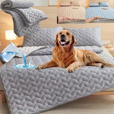 Geen Kussensloop Waterdicht Bed Pad Mat Matras Topper Ultradunne Opvouwbare Katoenen Bed Mat Antislip Matrashoes Beschermdoppen