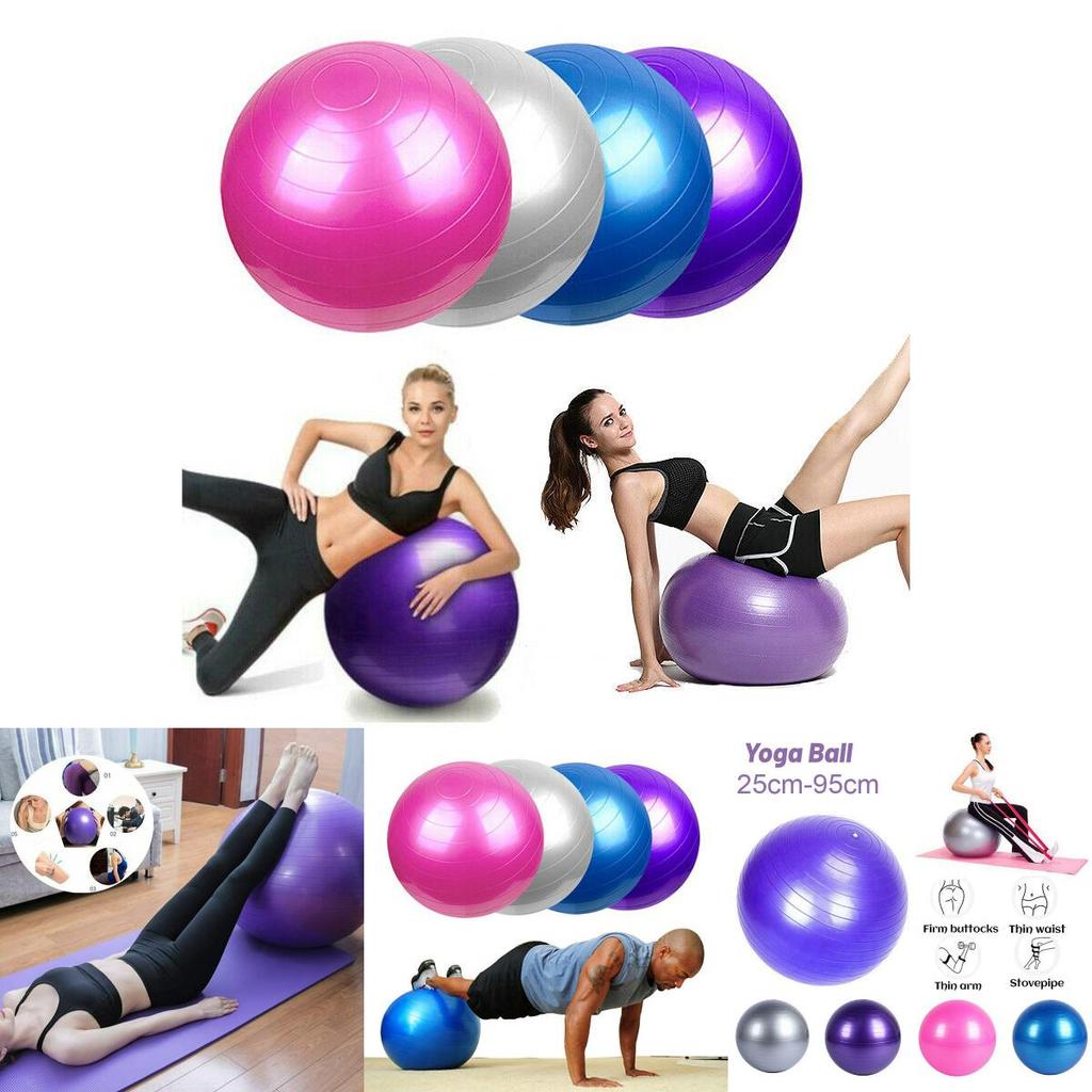 Träning Anti-Burst Träningsyogaboll Fitness Pilates Formning Sport Balans