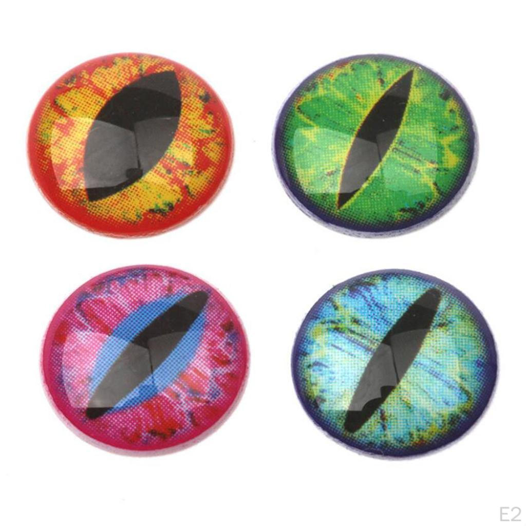 6/812mm 4D Holographic Lure Eyes Fly Tying Jigs Crafts Dolls