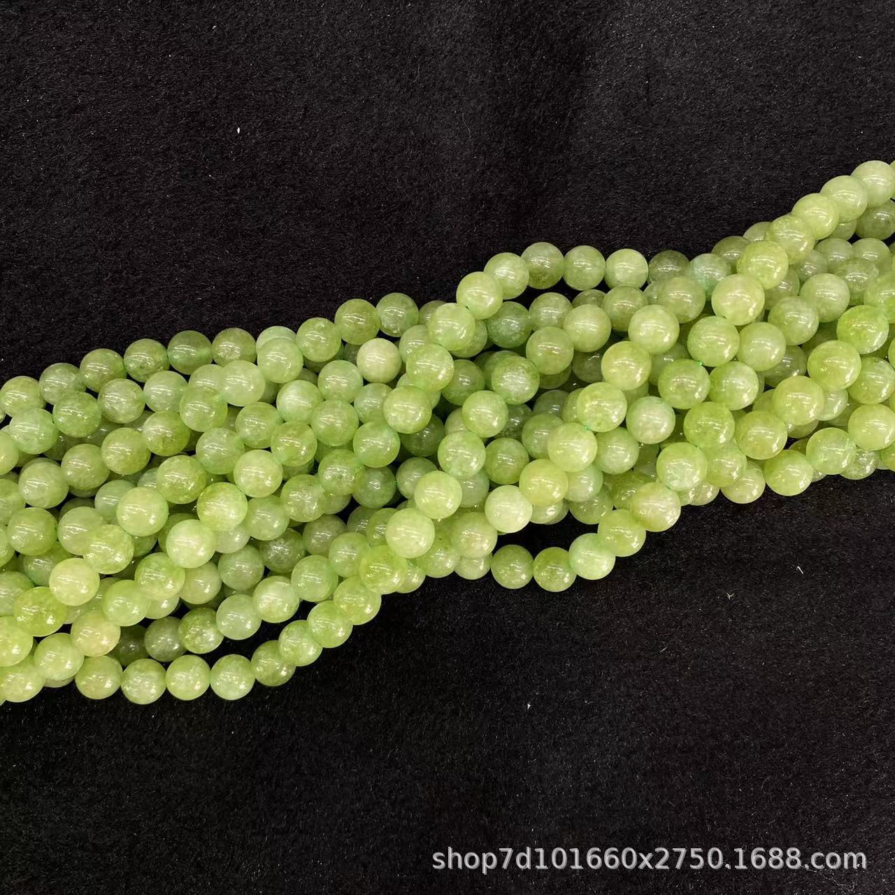 

Розсипні круглі намистини з перидоту для DIY прикрас 6mm approx. 60 beads per strand