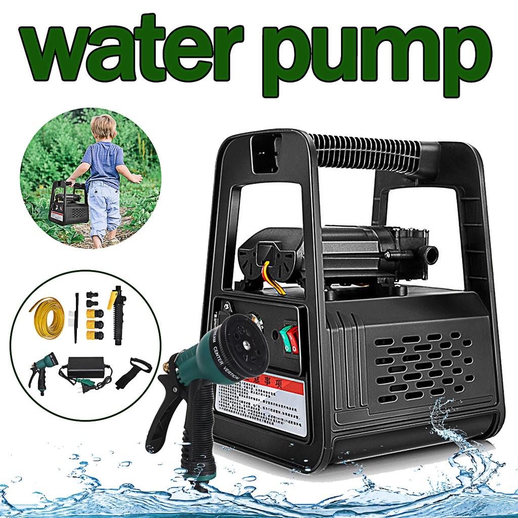 Portable Power Sprayer Pump High Pressure Washer Rechargeable Water Pump for Car Home Garden Spray 100W