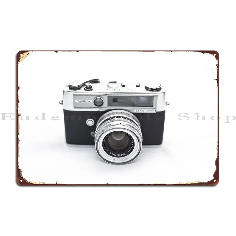 Yashica Film Camera Metal Signs Bar Wall Pub Print Wall Mural Tin Sign Poster 20x30cm(7.8x11.8inch)