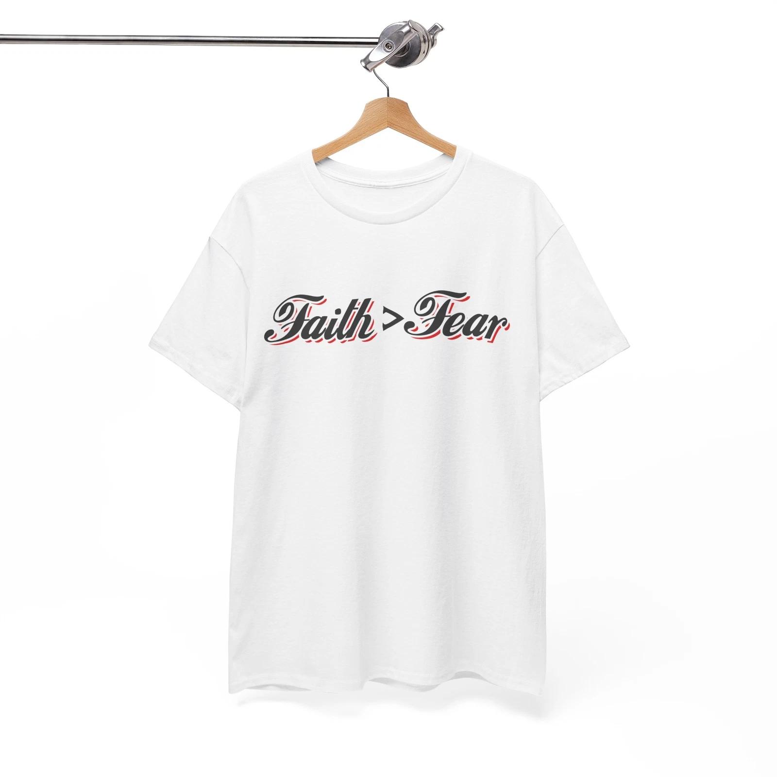 Fear Not T-Shirt | Faith Fear Tee | Religious Jesus Shirt 3XL