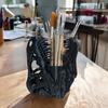Dinosaur Skull Pen Holder Plastic Pencil Case Desktop Organizer for Pens Erasers Markers School Office Supplies
