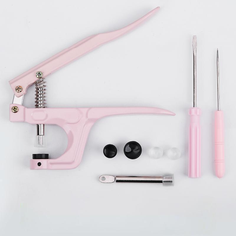 Metal Snap Button with Plier Tool Sewing Button Thickened Snap Fastener Sewing Tool Kit Diy Craft Installing Sewing Clothes