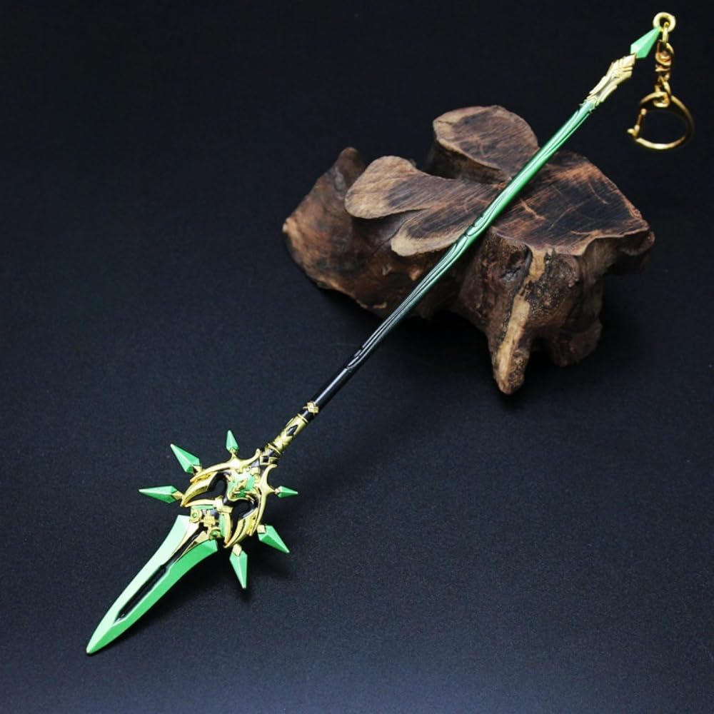 [Akixen] Genshin Impact Xiao Hepu Keychain, Cosplay Anime Prop, Lightweight Accessory, Fashion Goods, Halloween Gift, Christmas Gift