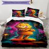 3pcs Duvet Cover Set (1*Duvet Cover + 2*Pillowcase, Without Core), Garfield Print Soft All‑Season Bedding Set, Home Bedroom Decor Gift