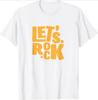 Lets Rock Electric Guitar Music Lover Band Guitarist Retro TShirt Unisex Summer Tshirt Fashion Causal T Shirt Tees
