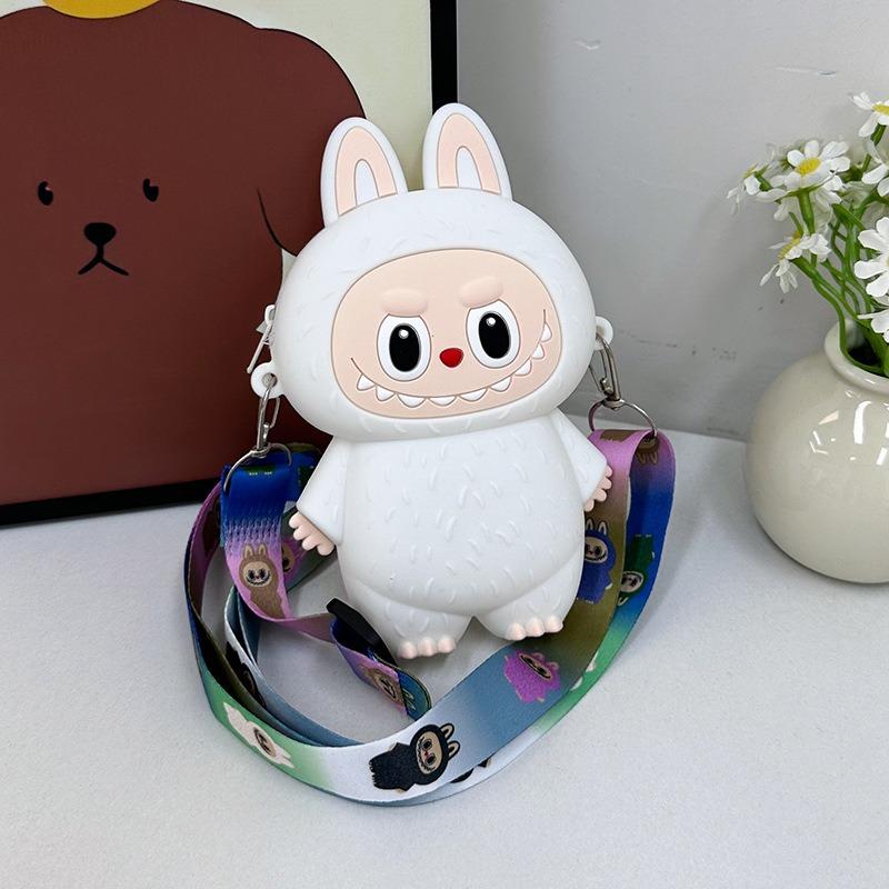Neue Mädchen Blase Handtasche Prinzessin Geldbörse Weiche Silikon Umhängetasche Kinder Nette Katze Cartoon Rucksack Stressabbau Spielzeug Schulter Tasche