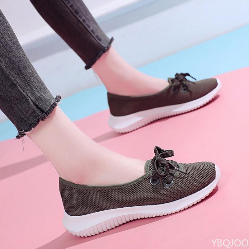 Fashion Comfortable lightweight shallow mouth anti slip casual shoes for spring  autumn simple breathable fashionable women's shoes