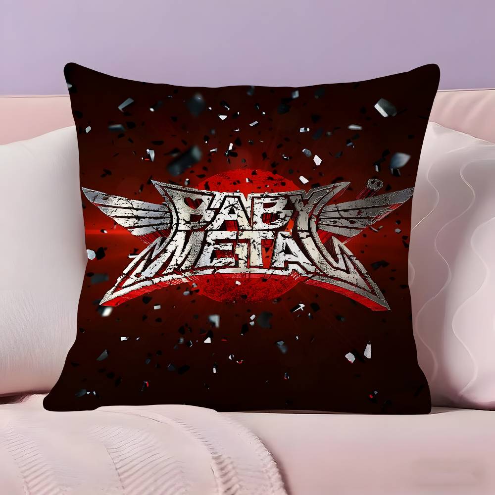 

Rock Band B-Babymetal Pillow Case Pillowcase Ultra Soft Skin Friendly Fabric Cloud Like Comfort & Concealed Zipper 20x20Inch