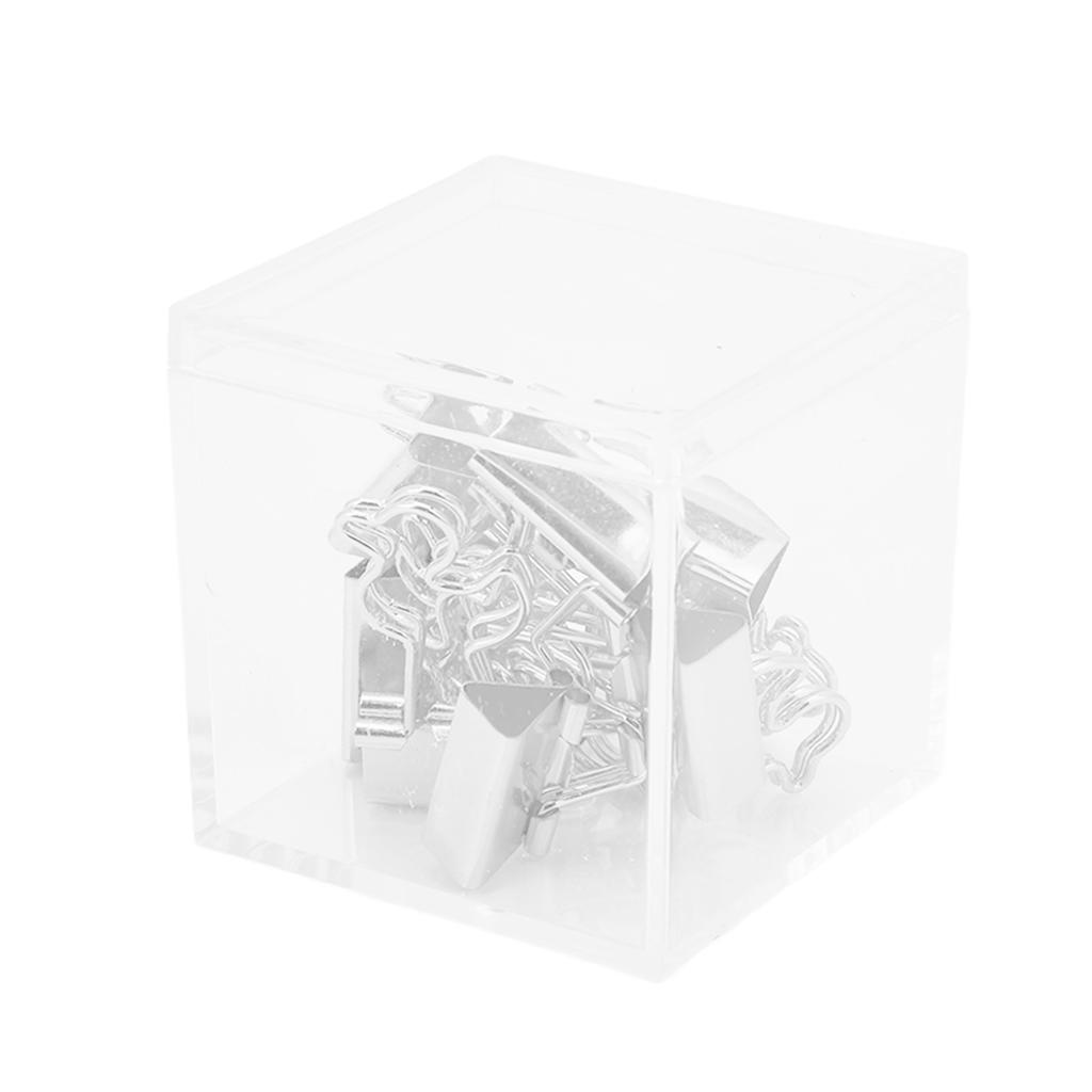 20Pcs Paper Clips Strong Clamping Force Iron Little Design Wide Application Small Clips