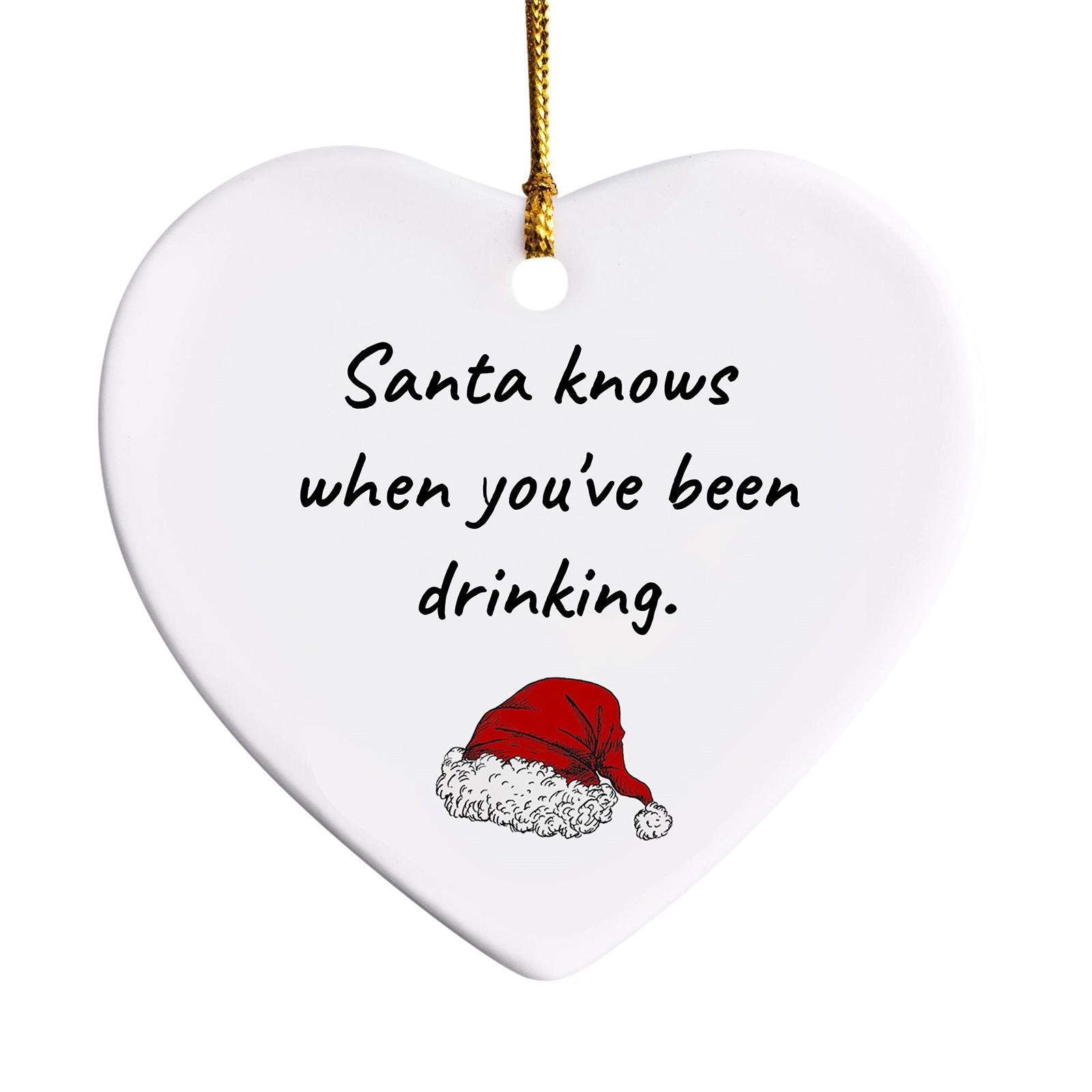 

Рождественские забавные украшения в форме сердца, рождественские забавные оскорбительные безделушки-грубые безделушки, рождественские украшения для домашнего декора, новинки, шуточные подарки для взрослых One Size