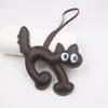 Mini Bear Keychain PU Leather Animals Keyring Hanging Ornament Backpack Handbag Charm Gift For Men Women Korean Bag Charms Y2k