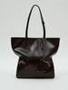LOSANGE LEATHER POCKET CHARM_DEEP BROWN