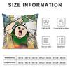 Funny Bbangbbangs Diary Cushion Cover Pillowcase Ultra Soft Skin Friendly Fabric Cloud Like Comfort & Concealed Zipper