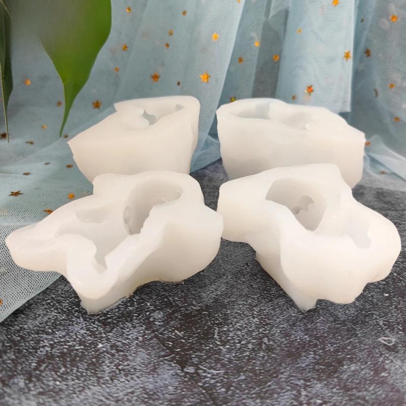 Sika Deer Silicone Mold DIY Creative 3D Fawns Christmas Candle Soap Making Animal Clay Decorative Tools Mastic Gypsum Ornaments