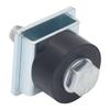 2Pcs Stainless Steel Trolley Roller Wheels Limit Assembly Positioning for 1‑5/8in Width Strut Channel Beam Supplies