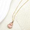 Gourd Pendant Necklace Minimalist – Luxury Clavicle Chain for Women,Festivals & Holidays Gift