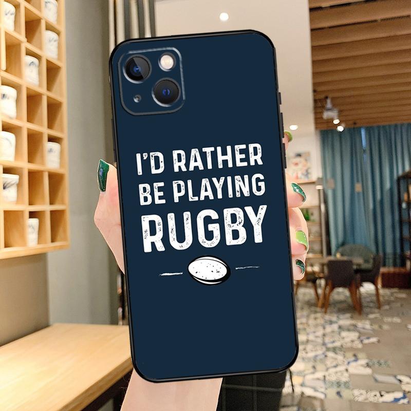 

Rugby Football Sport Phone Case For iPhone 14 Pro Max 17 Air 16 15 11 12 13 Pro Max mini 15 16 Plus 16e Cover iPhone 17 Pro