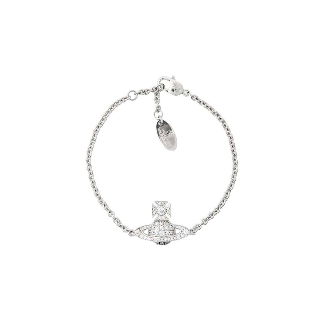 

Vivienne Westwood Carmela Saturn Design Bracelet Unisex Bracelet Silver 6102021S-02P102 Basic Packaging-Dust Bag+Box