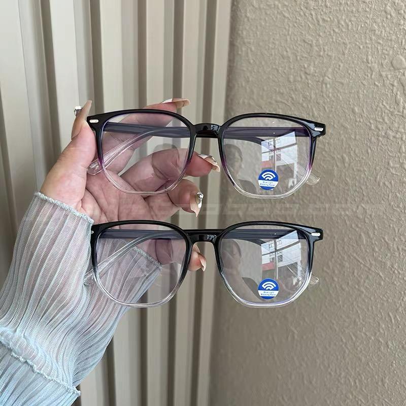 3Pcs Blue Light Blocking Glasses Square Nerd Eyeglasses Frame Anti Blue Ray Computer Game Glasses