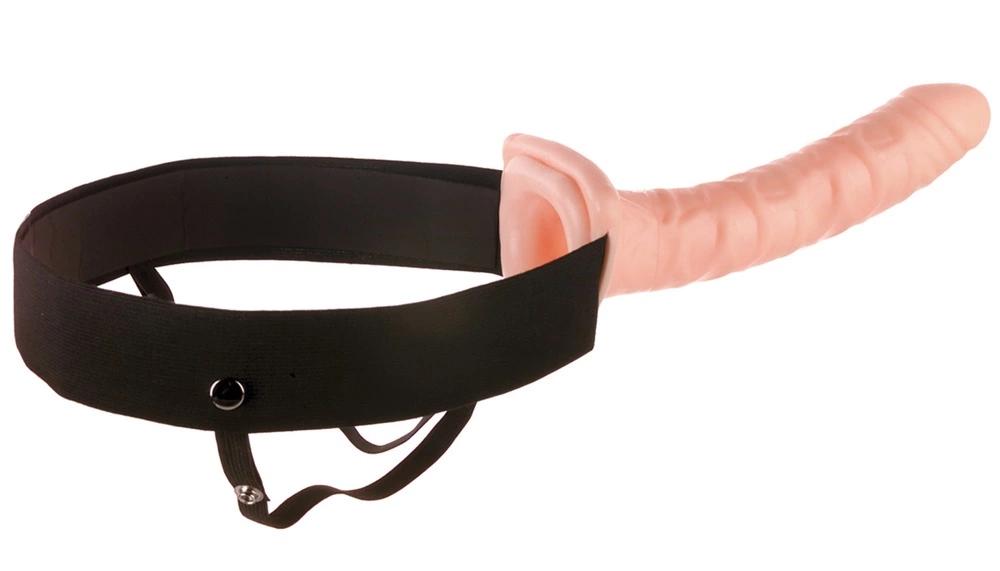 Fetish Fantasy Series - Hollow Natural Dildo with Elastic Strap