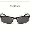 1pc/2pcs Driving Night Vision Glasses for Men Women, Drivers Semi Rimless Fashion Eyeglasses