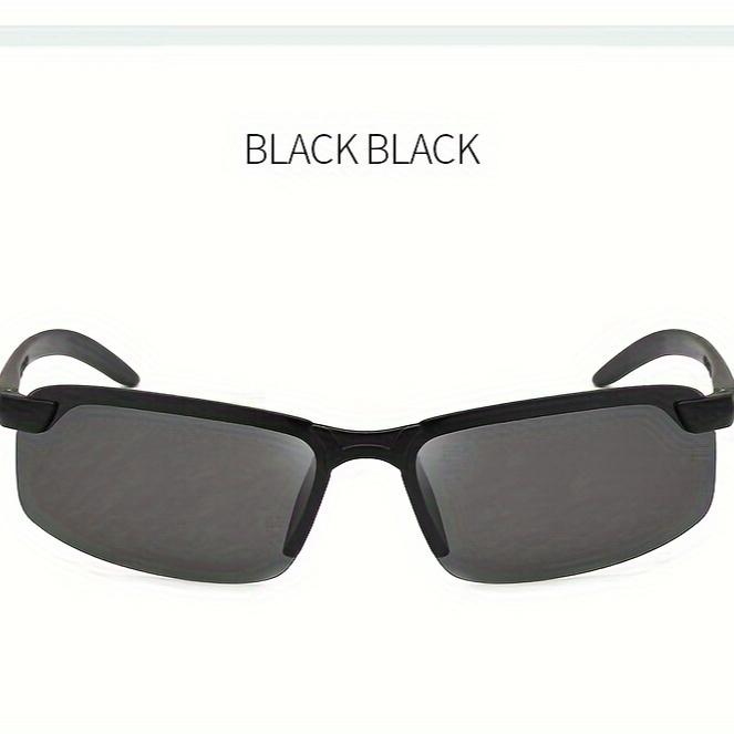 1pc/2pcs Driving Night Vision Glasses for Men Women, Drivers Semi Rimless Fashion Eyeglasses