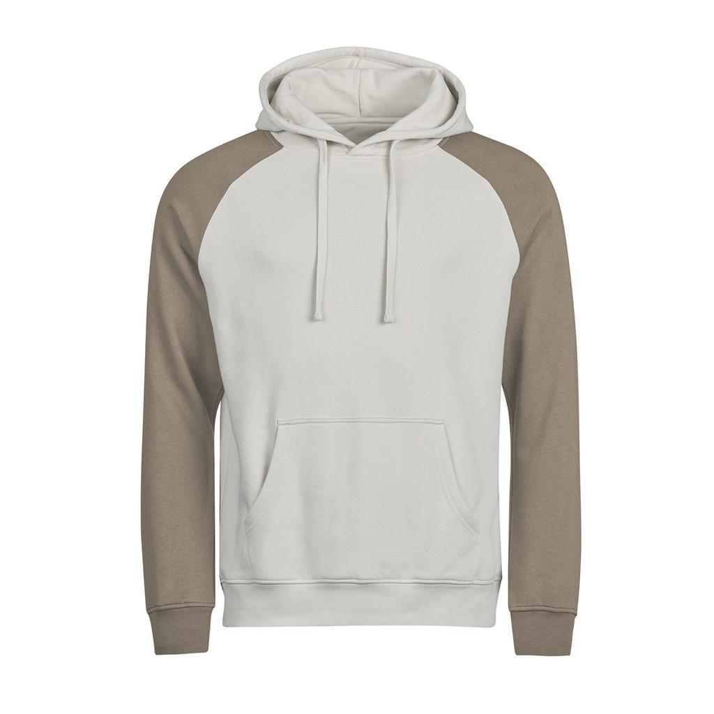 Tee Jays Mens Unlabeled Two Tone Hoodie