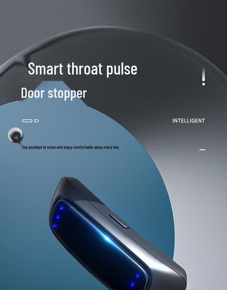 Smart Throat Pulse Anti-Snoring Device – Electric Sleep Aid & Snoring Corrector
