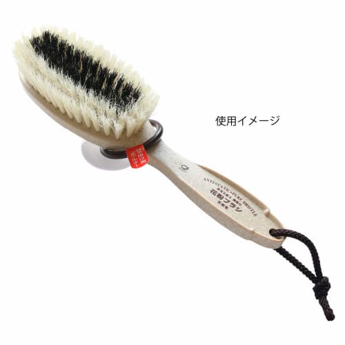 Ikemoto Brush Industry Natural Hair Pollen Removal Brush KB1500 Natural, 6.2 x 4.3 x 21 cm