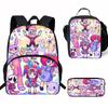 Kinder Cartoon Rucksack Set Grundschüler Mit Lunchtasche Federmäppchen - Leicht Ergonomisch Oxford Stoff