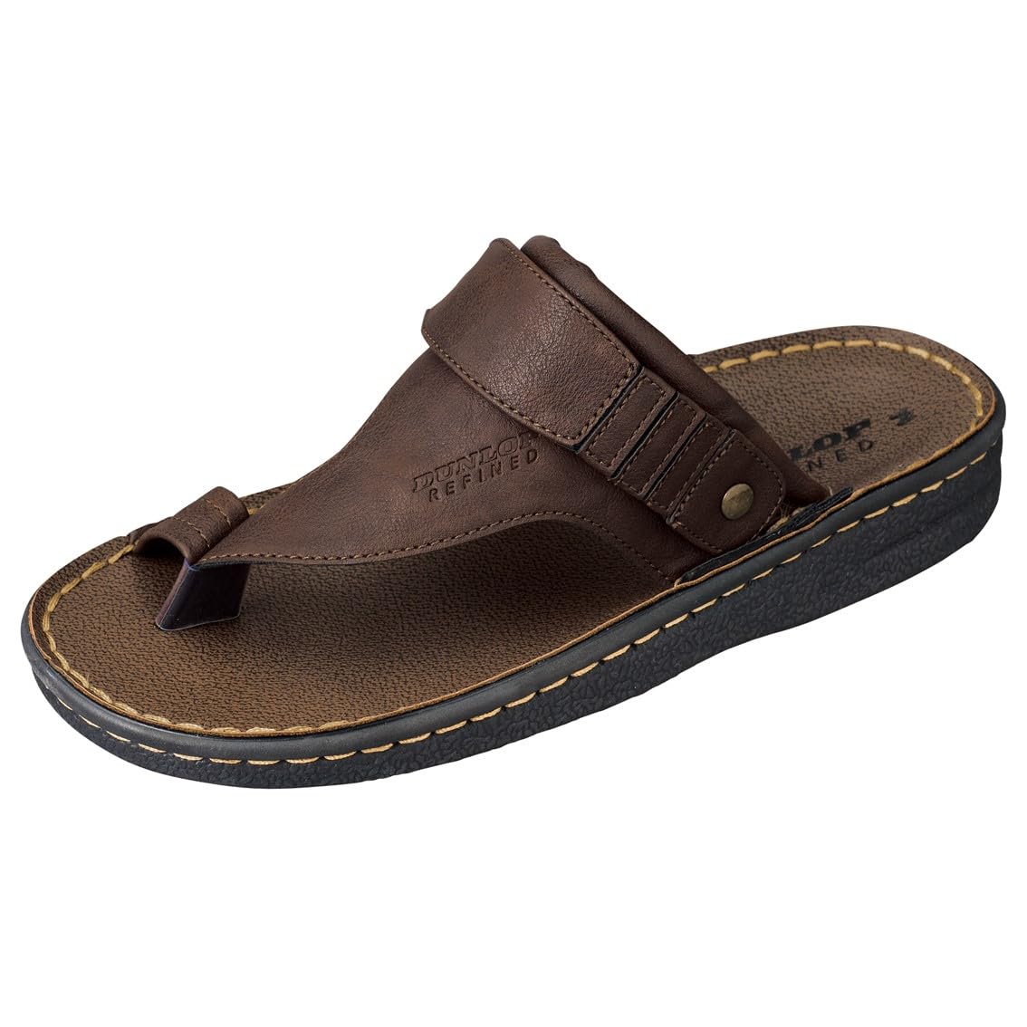 

Dunlop Refined Lightweight Casual Sizes DCS608 Men s Sandals, Brown, 27.0cm-28.0cm,