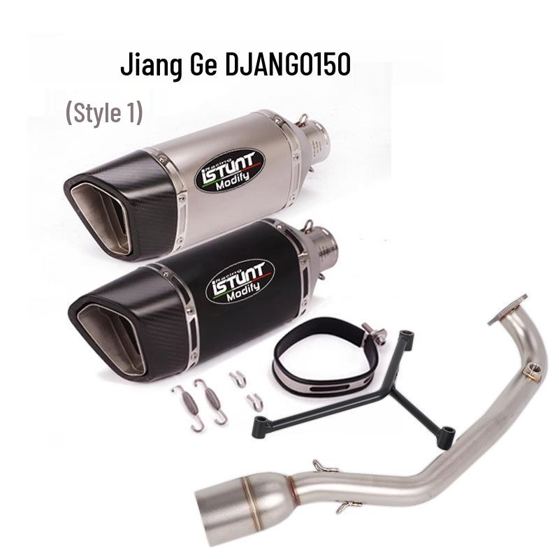 Exhaust Pipe for Peugeot Django 150 - Front, Rear, & Full Sections