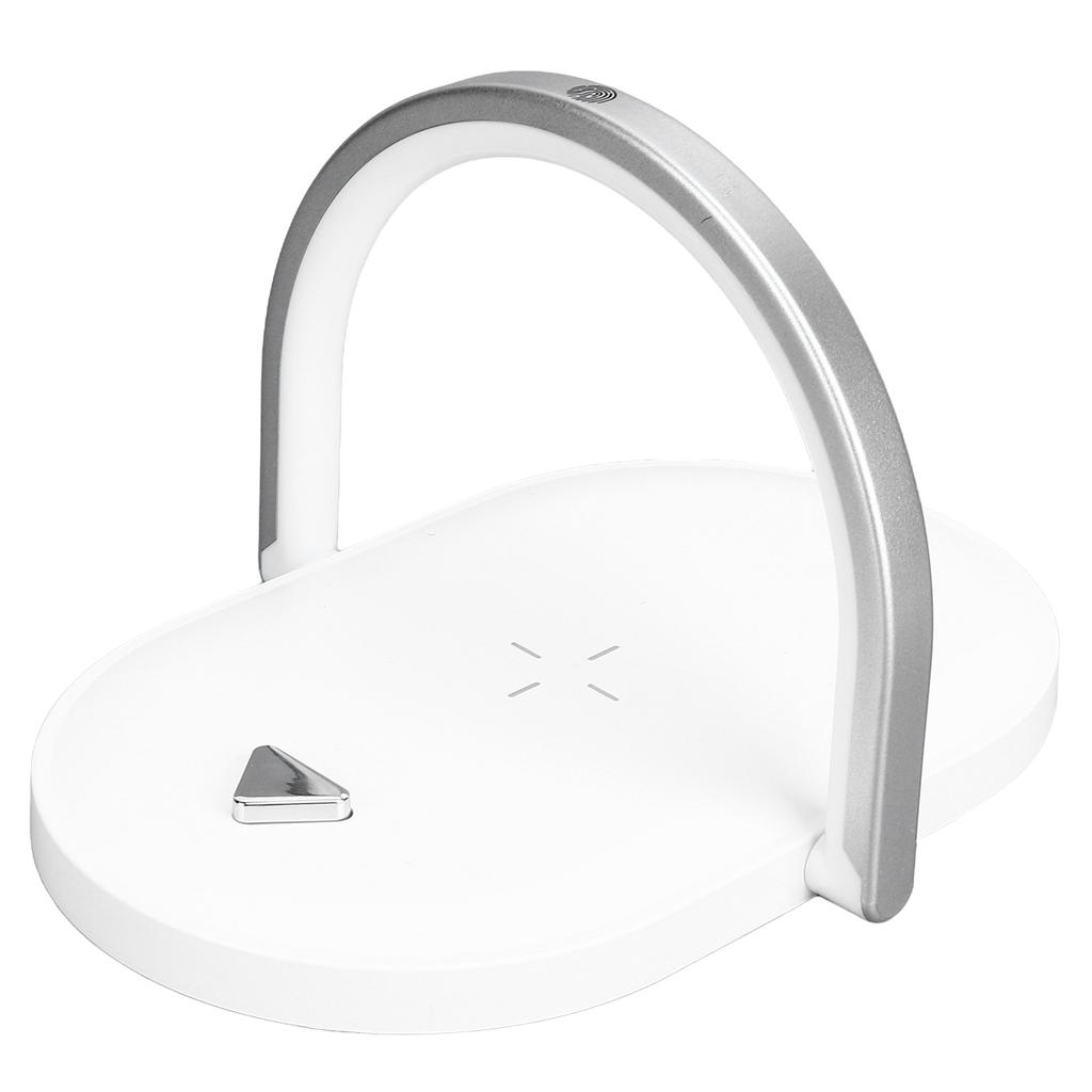 Lumină de noapte cu încărcare wireless 15W Albă Mini lampă de încărcare pentru dormitor living
