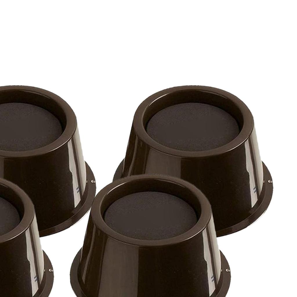 4Pcs Home Cabinet Furniture Legs Lifting Increased Feet Pad Luminous Non-Slip Heavy Duty Appliance Bed Riser Floor