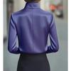 Women's Dressy Blouse Plain Elegant Daily Stylish High Neck Regular Tops