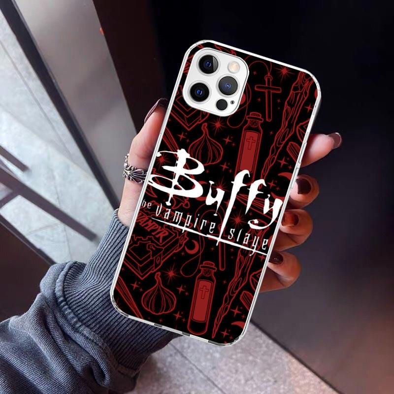 Buffy the Vampire Slayer Phone Case For iPhone 17 Air 11 13 Mini 14 15 Plus 16 12 Pro Max 16E SE 7 8 Pattern Soft TPU Back Cover