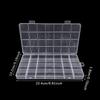 28 Grids Transparent Organizer Box Plastic Square Organizers Storage Boxes For Home Makeup Jewelry Accessories Organizer