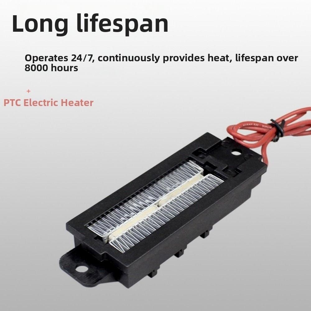 New 92*31mm 220V 50W Incubator Heater 10 Styles Black Ceramic PTC Electric Heater 70W24V Conductive Bracket