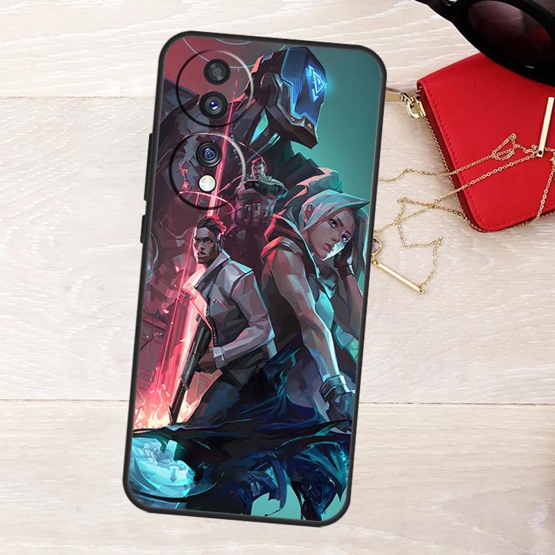 Valorant Case For Honor Magic 7 Lite 5 6 8 50 70 90 200 400 Pro X8b X8c X9a X9b X9d X9c Win RT Cover Honor X9a