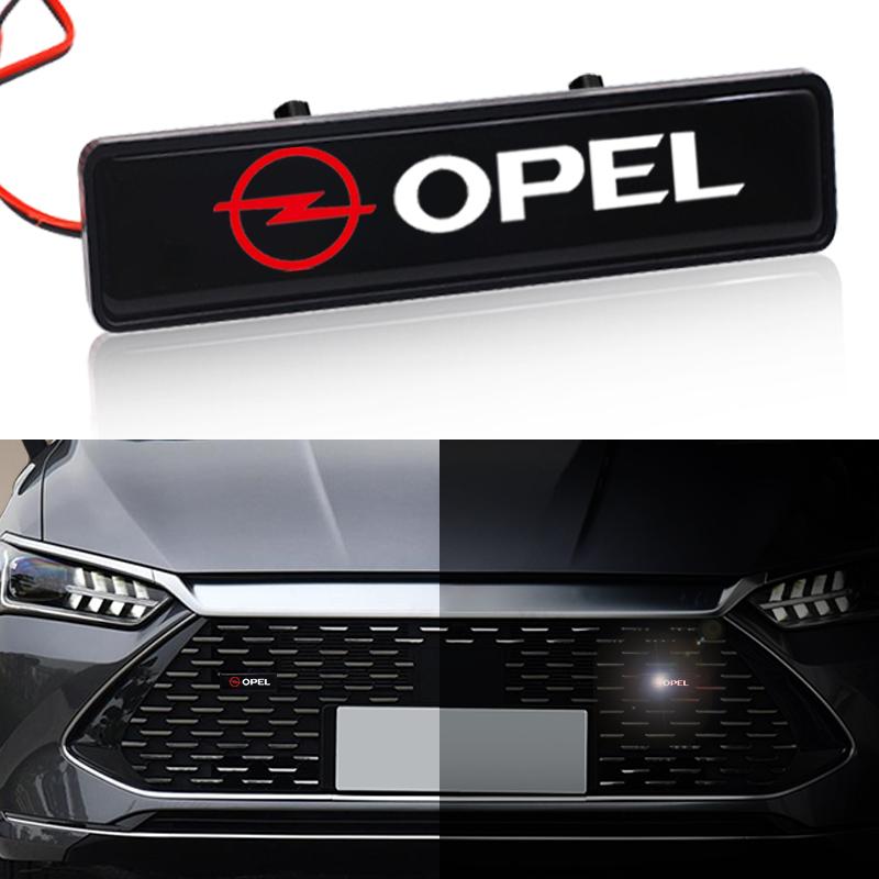 Auto Frontabdeckung Kühlergrill Scheinwerfer Emblem Dekor LED Beleuchtungen für Opel Astra j Insignia Astra g Corsa Zafira b Mokka Vivaro Meriva