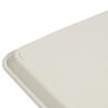 Bamboo Tray White Rectangular 46X31Cm With Handles